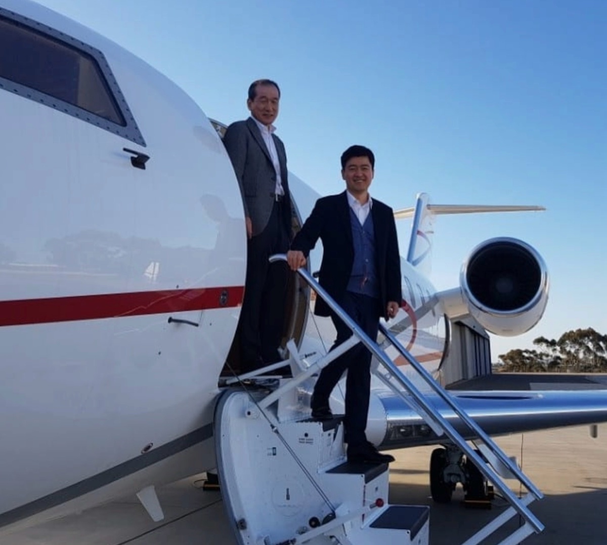 With Orion Group Vice-Chairman Heo In-cheol