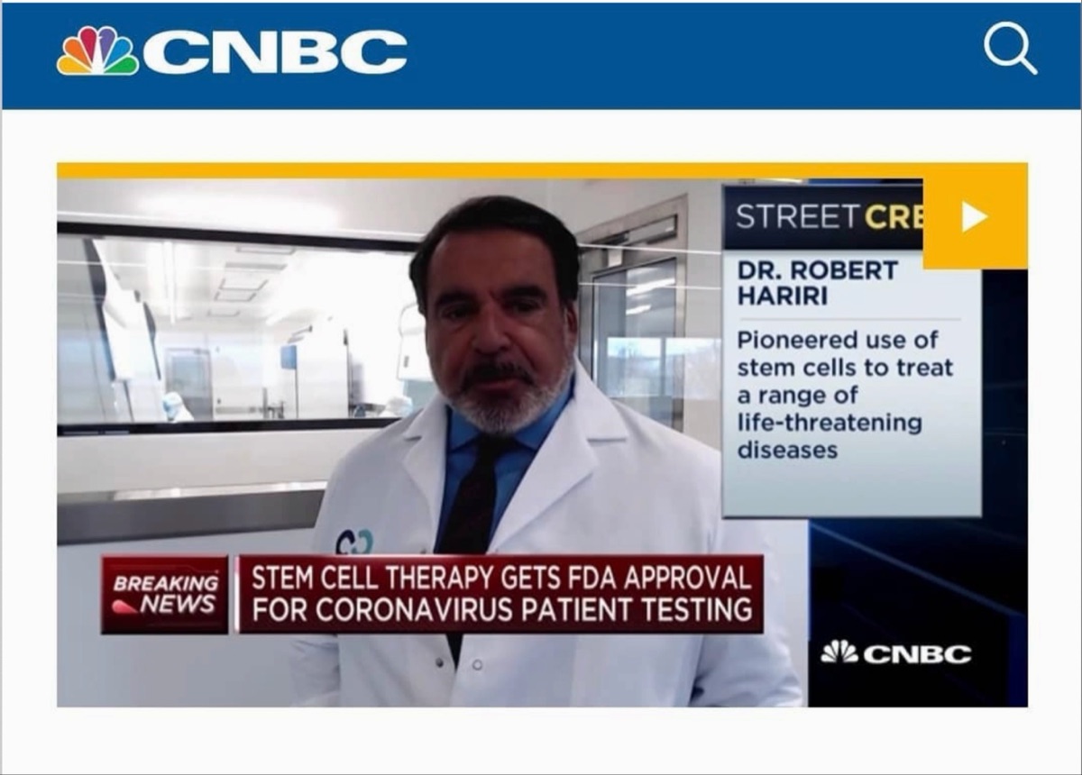 Dr. Robert Hariri on CNBC